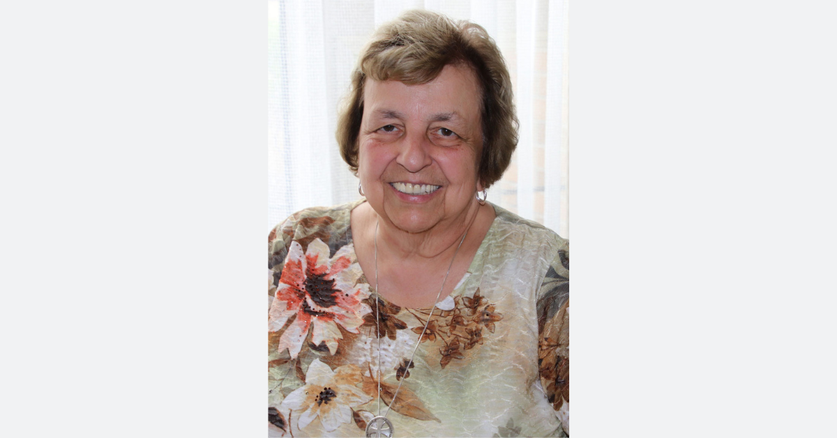 Sister Loretta Topper, SC, in her 60th year of religious life